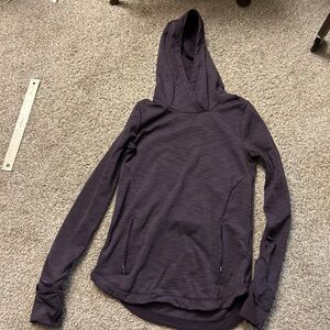 Athleta Deep Purple Hoodie Sweatshirt